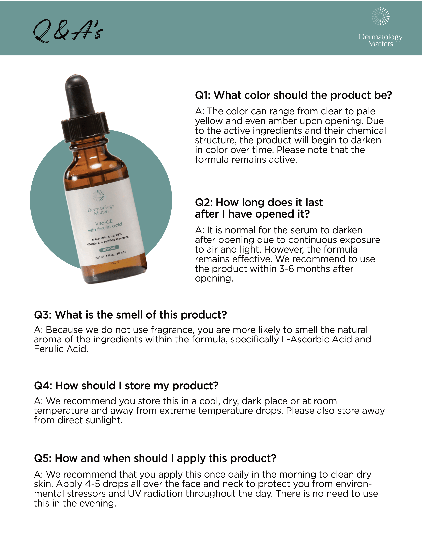 Vita-CE with ferulic acid - additional image