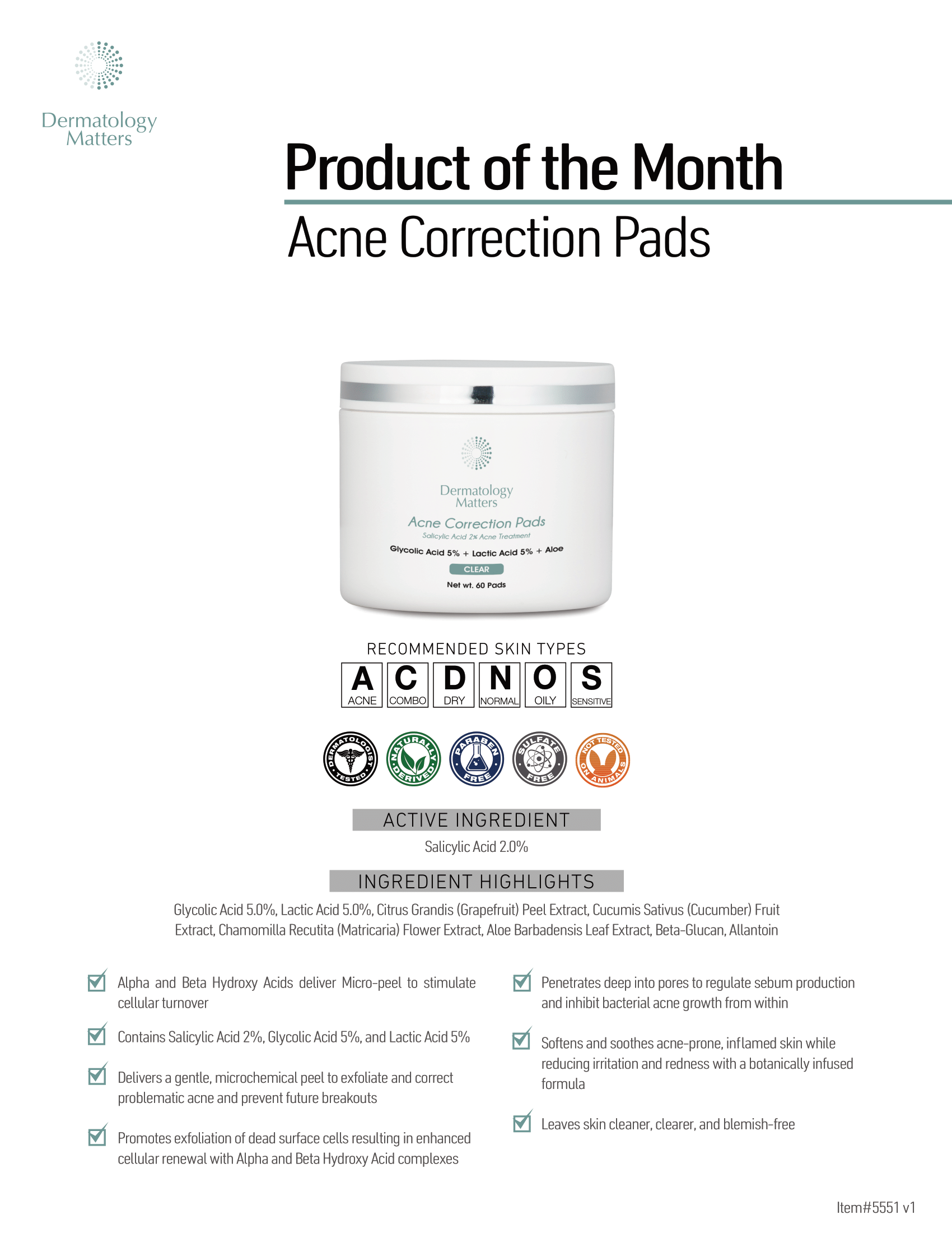 Acne Correction Pads - additional image